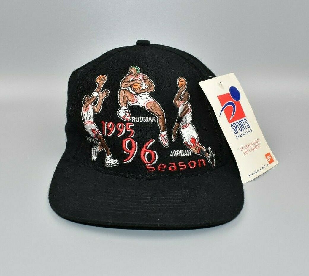 Vintage Chicago Bulls 95-96 Sports Specialties Snapback Hat Read Description