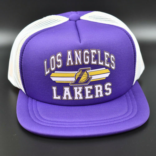 Mitchell & Ness LA Los Angeles Lakers HWC Hardwood Classics 1988 NBA Finals  Champions Snapback Cap, Hat Purple
