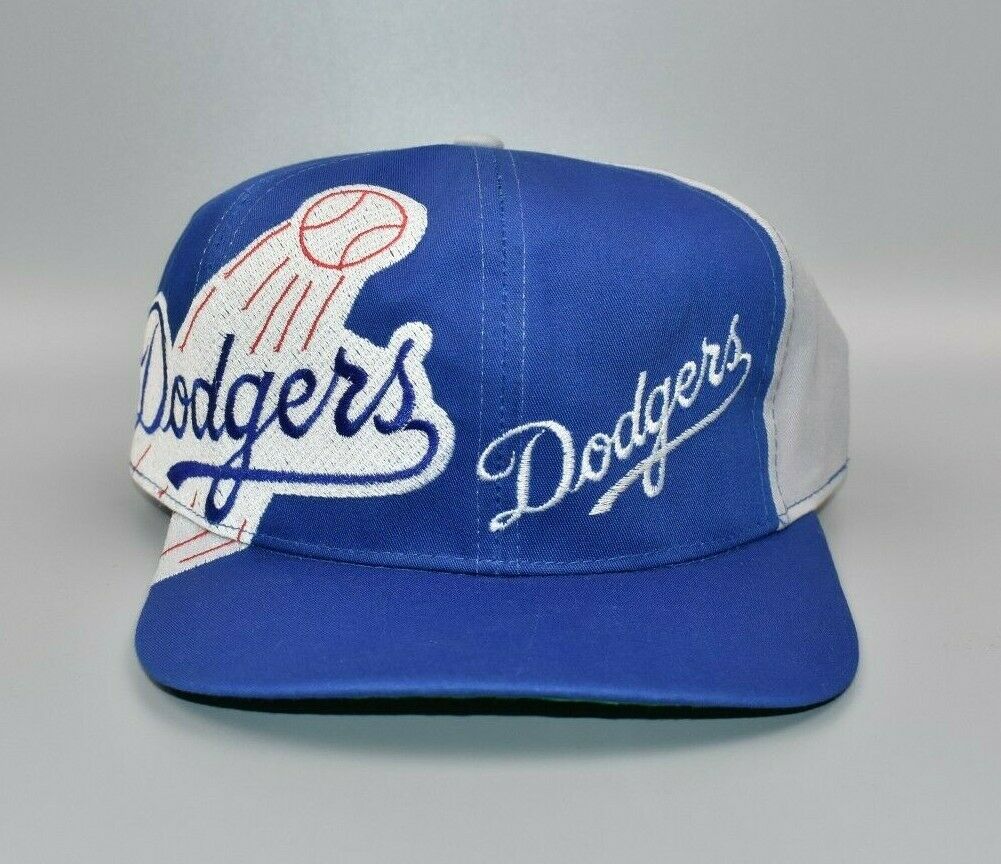 Los Angeles Dodgers Vintage Twins Enterprise Big Logo Snapback Cap