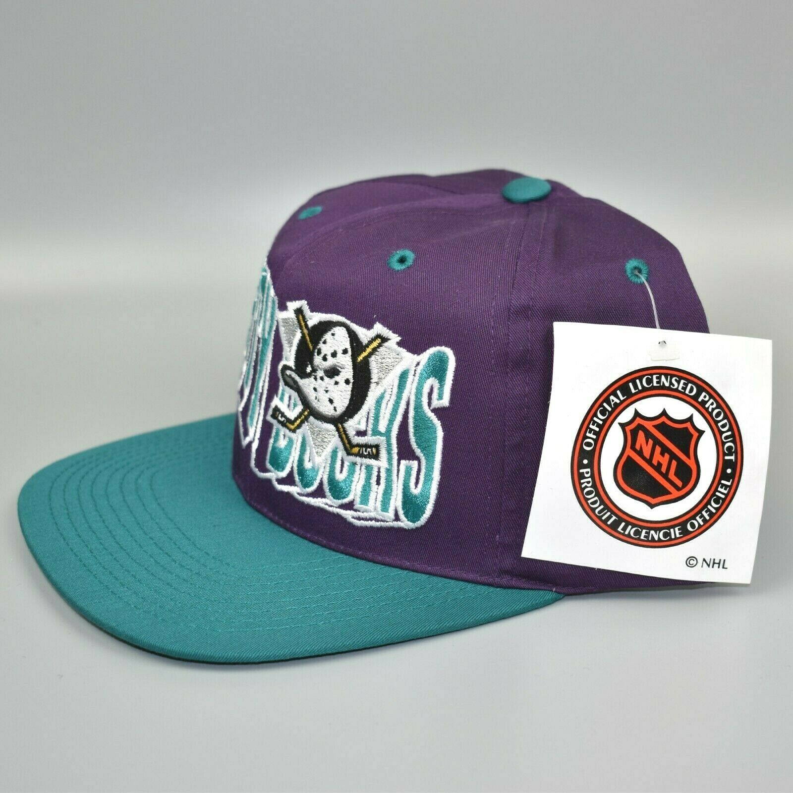 90's Anaheim Mighty Ducks CCM NHL Snapback Hat – Rare VNTG