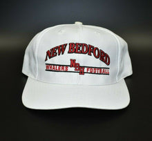 Load image into Gallery viewer, New Bedford Whalers Football Logo Athletic Split Bar Vintage Snapback Cap Hat
