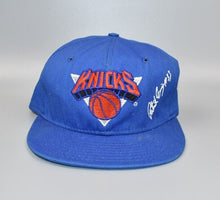 Load image into Gallery viewer, New York Knicks Patrick Ewing AJD Signature Vintage 90&#39;s Snapback Cap Hat
