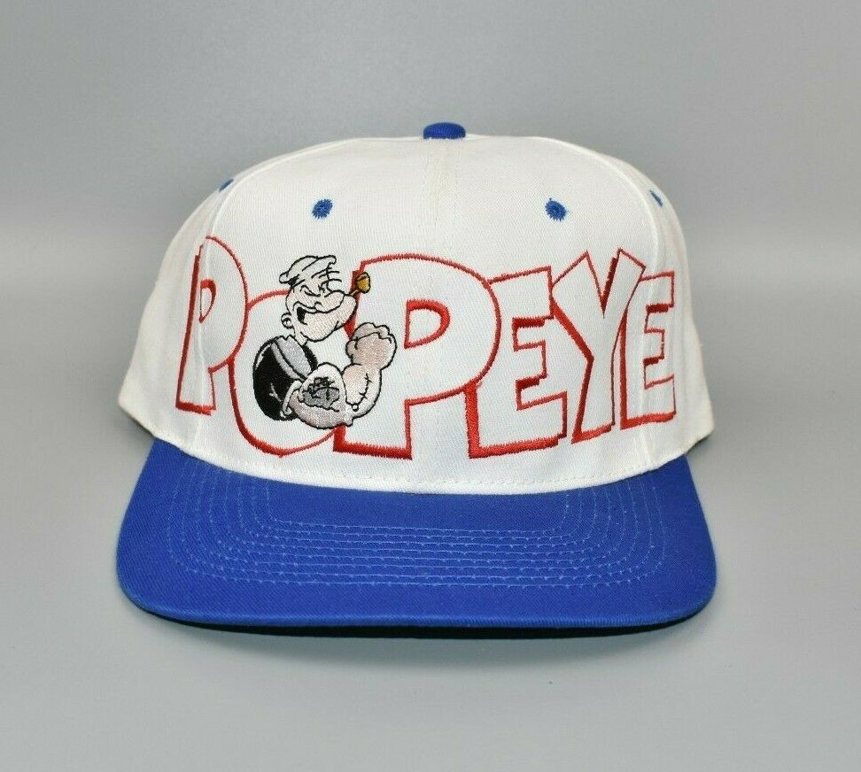 Popeye Head Start Sportswear Vintage Adjustable Snapback Cap Hat