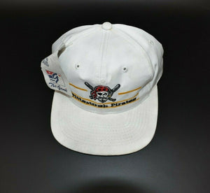 Pittsburgh Pirates Vintage 90's The Game Split Bar Snapback Cap Hat - NWT