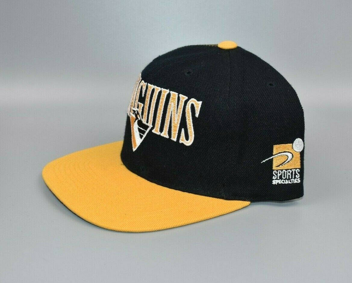 Pittsburgh Penguins Vintage 90's Sports Specialties Laser Snapback Cap Hat