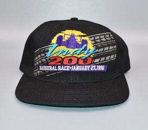 Vintage 1996 Indy 200 Inaugural Race Walt Disney World Vintage Snapback Cap Hat