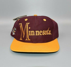 Minnesota Golden Gophers Nu Image Vintage 90's Snapback Cap Hat - NWT
