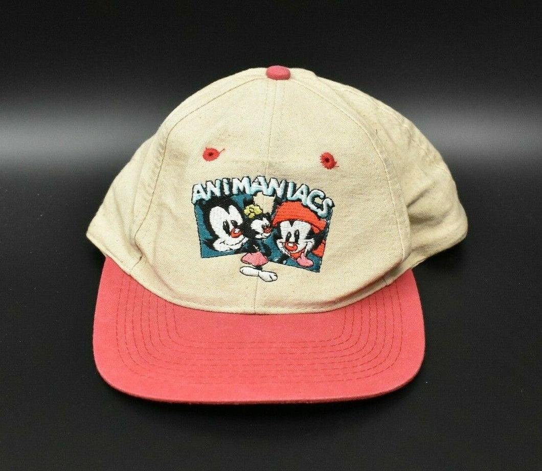Animaniacs Warner Brothers Logo 7 Vintage 90's Snapback Cap Hat - NWT