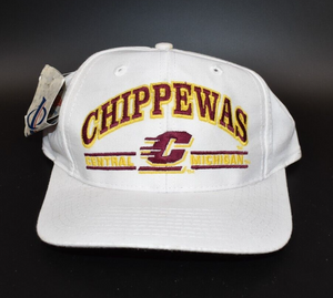 Central Michigan Chippewas Logo Athletic Split Bar Vintage Snapback Cap Hat
