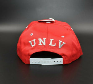 UNLV Rebels Vintage 90's Logo 7 Competitor Snapback Cap Hat - NWT