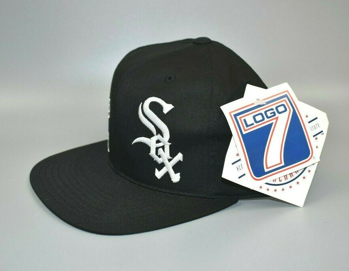Chicago White Sox Logo 7 Side Spell Out Vintage 90s Twill Snapback Cap –  thecapwizard