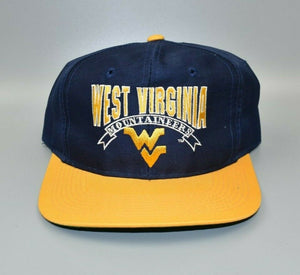 West Virginia Mountaineers The Game Vintage 90's Snapback Cap Hat