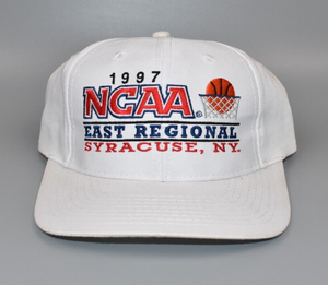 Vintage 1997 NCAA Basketball East Regional Syracuse, NY Logo 7 Snapback Cap Hat