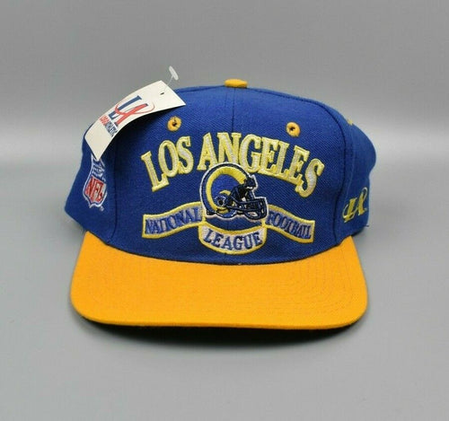 Los Angeles Rams AJD Lucky Stripes Vintage Trucker Snapback Cap Hat –  thecapwizard