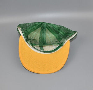 Minnesota North Stars Vintage 80's Lucky Stripes Trucker Snapback Cap Hat