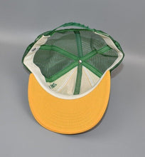 Load image into Gallery viewer, Minnesota North Stars Vintage 80&#39;s Lucky Stripes Trucker Snapback Cap Hat

