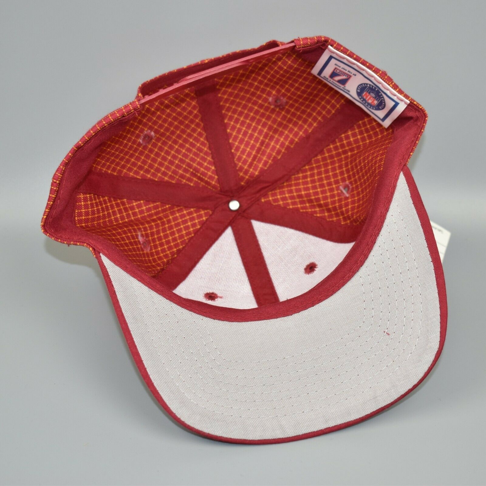 Washington Redskins NFL Logo 7 Grid Vintage 90s Snapback Cap Hat - NWT –  thecapwizard