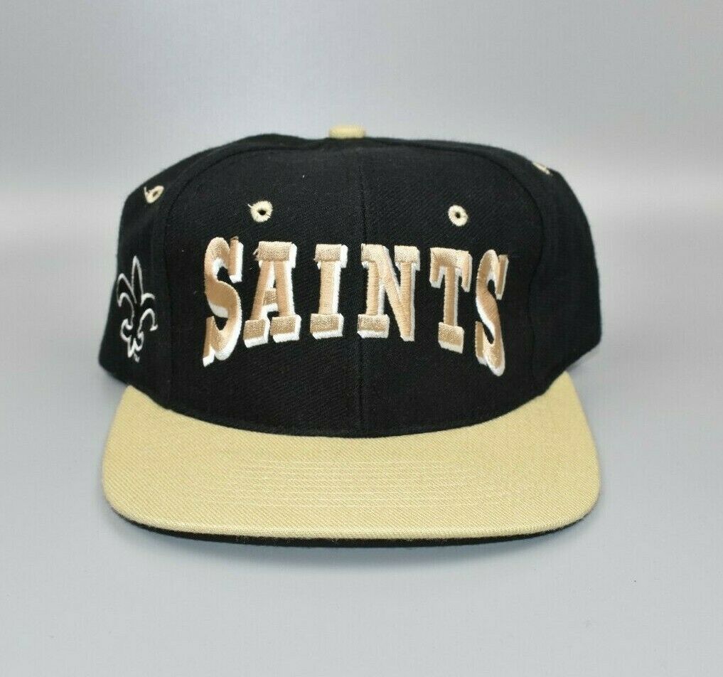 New Orleans Saints Drew Pearson Bold Letters Spell Out Wool Snapback Cap Hat