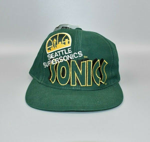 Seattle Sonics Supersonics The Game Vintage 90's Snapback Cap Hat - NWT