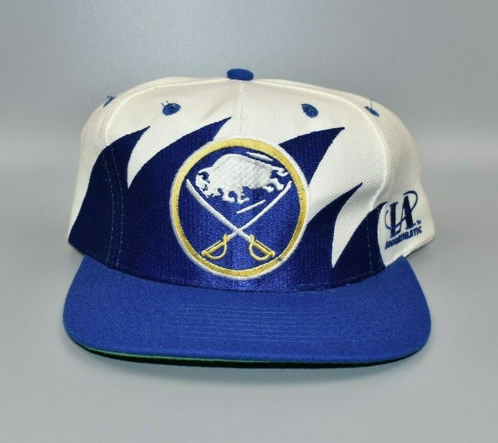 Buffalo Sabres Logo Athletic Sharktooth NHL Vintage 90's Snapback Cap Hat