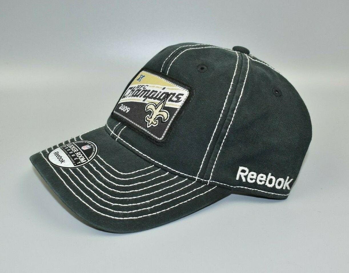 New Orleans Saints Reebok 2009 NFC Champions Fitted Hat - OSFM