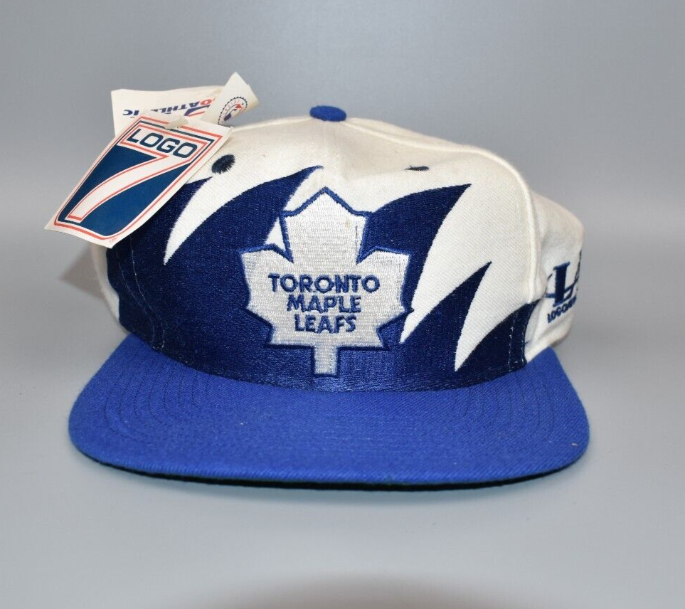 Vintage Rare Toronto Maple Leafs Plain Logo 100% Wool Sports Hat