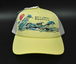 Billabong Ocean Waves Sunset Aloha Forever Mesh Back Snapback Cap Hat - NWT