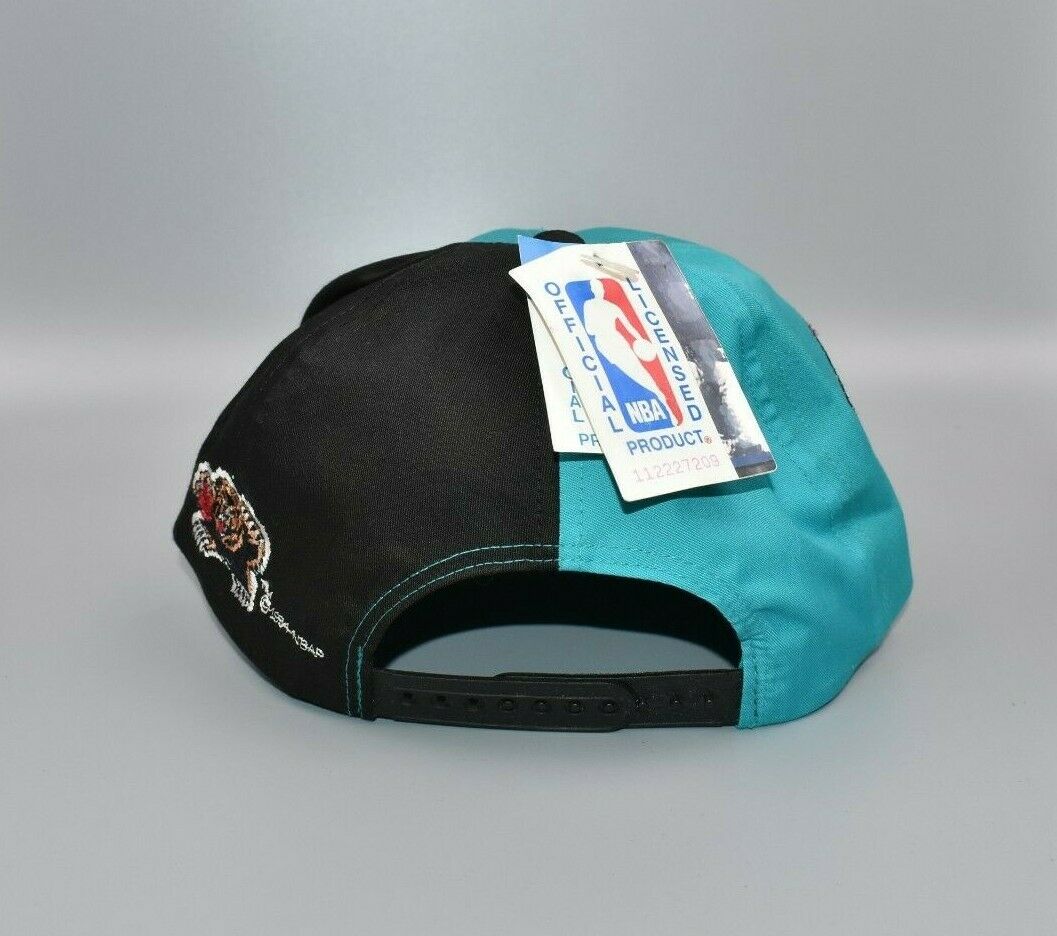 Vancouver Grizzlies Vintage 90s Twins Enterprise Big Logo Snapback Cap Hat  - NWT