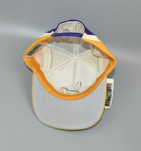 Minnesota Vikings Vintage 90's Apex One Swirl Snapback Cap Hat - NWT