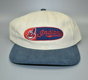 Cleveland Indians Twins Enterprise Vintage 90s Strapback Cap Hat - NWT