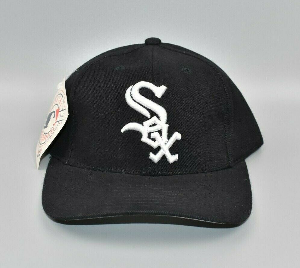 Chicago White Sox Vintage Logo Athletic Strapback Cap Hat - NWT