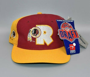 Washington Redskins 1995 NFL Draft Sports Specialties Back Script Snapback Hat