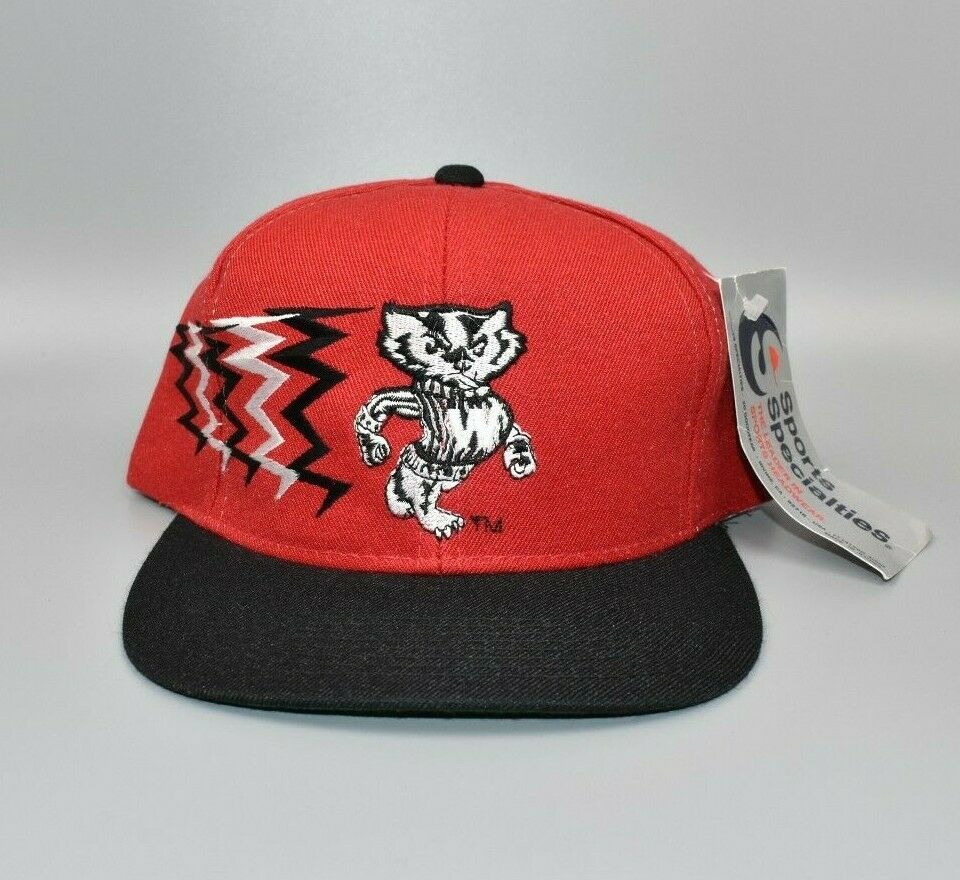 Wisconsin Badgers Sports Specialties The Motion Vintage Snapback Hat - NWT