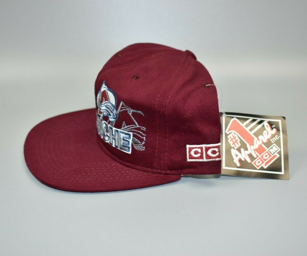 Colorado Avalanche CCM #1 Apparel Shadow Spell Out Snapback Cap Hat - –  thecapwizard