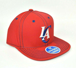 Los Angeles Clippers adidas NBA Flat Brim Men's Adjustable Snapback Cap Hat