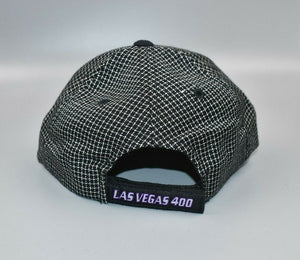 Las Vegas 400 Logo Athletic Grid NASCAR Vintage 90's Strapback Cap Hat