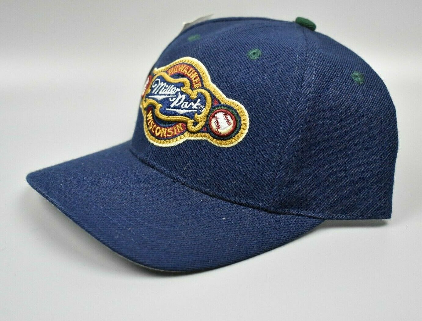 Milwaukee Brewers Baseball Logo 7 Vintage 90's Twill Snapback Cap Hat –  thecapwizard