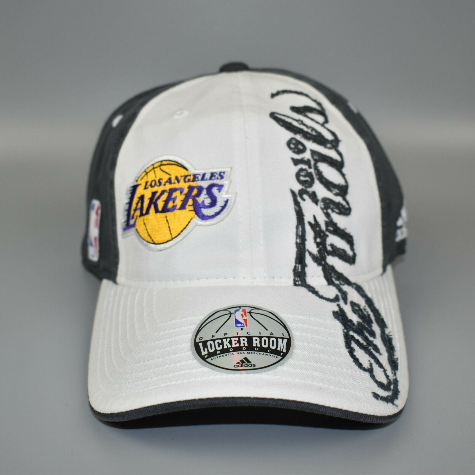 Race World: Basketball: NBA Adidas Men's Hats: adidas Los Angeles Lakers  Charcoal 2009 NBA Champions Locker Room Flex Fit Hat::Celebrate your Los  Angeles Lakers' 2009 NBA Championship victory with this official Locker