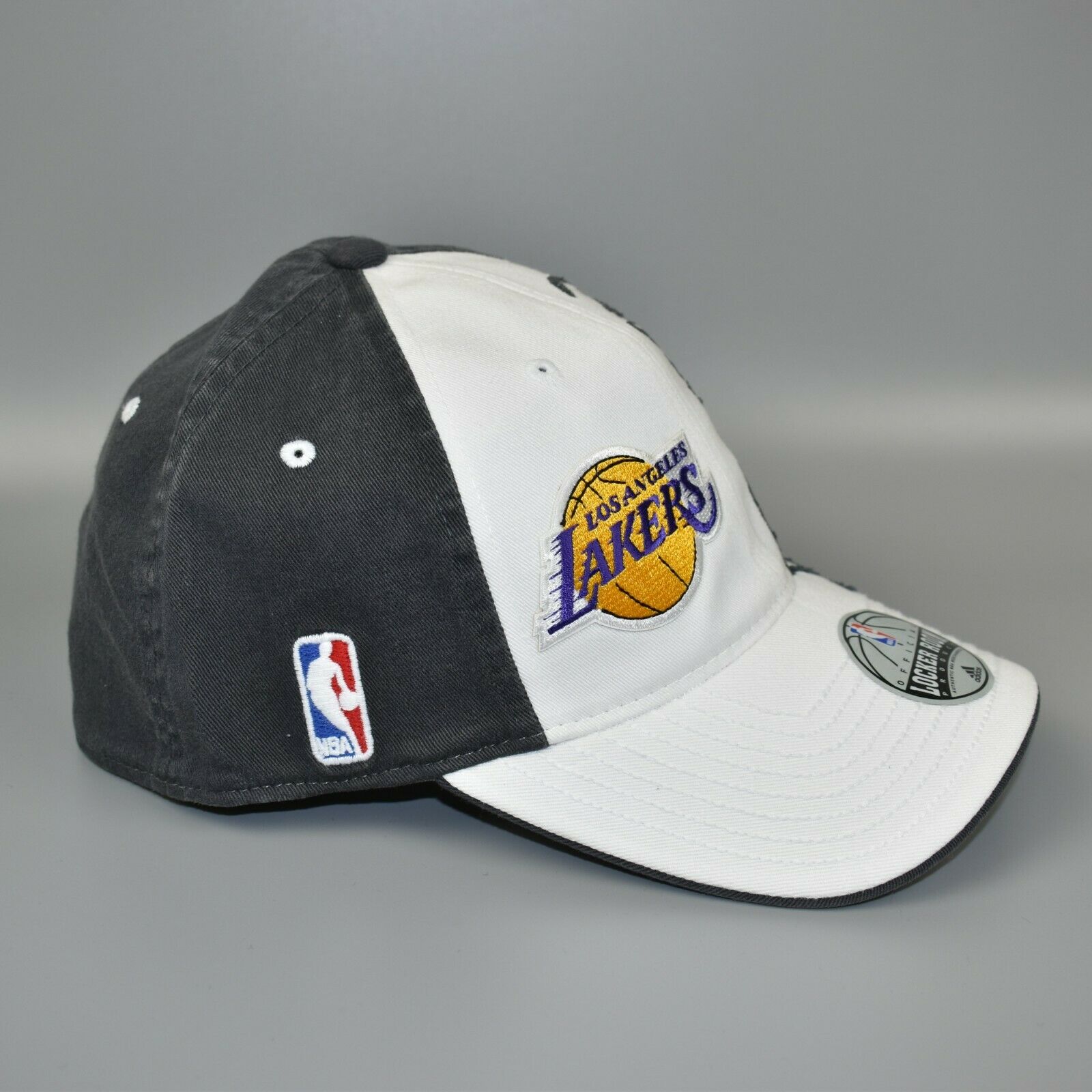 Adidas LA Los Angeles Lakers 2009 Champs NBA Gray Distressed Hat Women One  Size