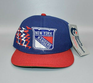 New York Rangers Sports Specialties Motion Blockhead Vintage Snapback Cap Hat