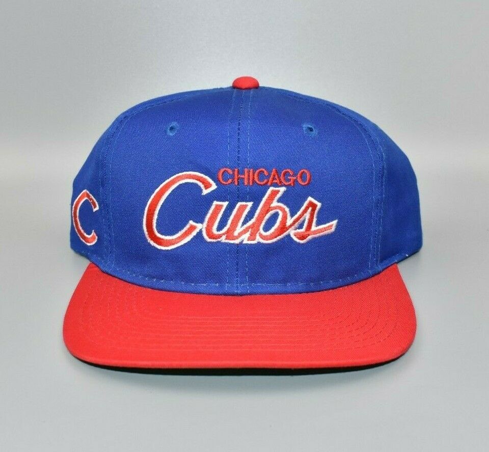 Chicago Cubs Vintage 90's Sports Specialties Script Twill Snapback