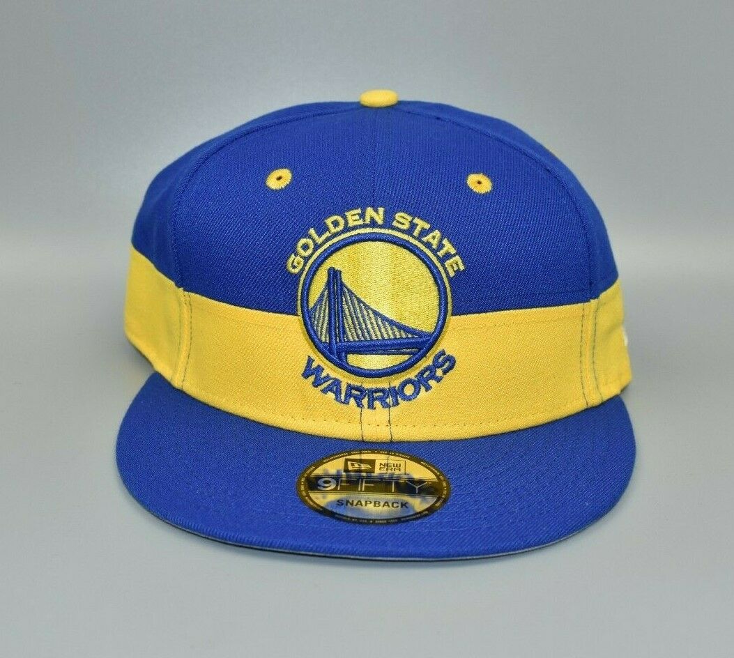 Golden State Warriors New Era 9FIFTY All Over Split Deep Snaps Snapback Cap Hat