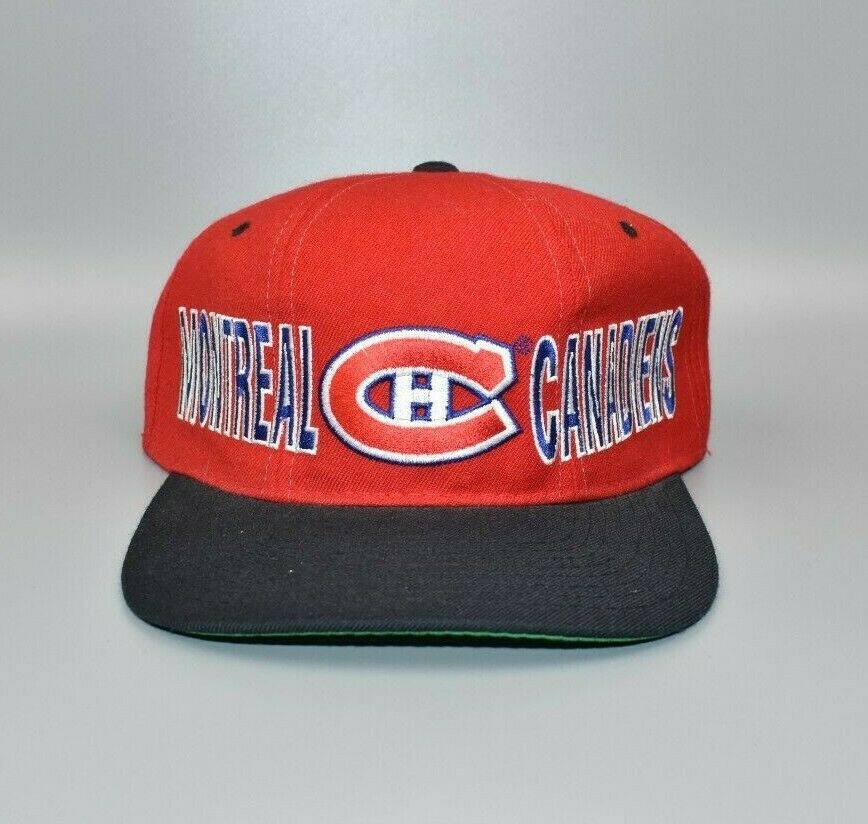 Montreal Canadiens Starter The Natural Vintage 90's Wool Snapback Cap Hat -  NWT