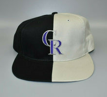 Load image into Gallery viewer, Colorado Rockies Vintage 90&#39;s Twins Enterprise 2-Tone Strapback Cap Hat - NWT
