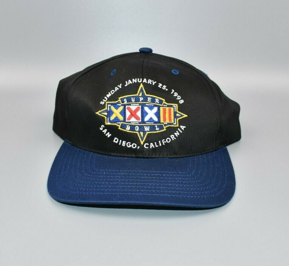 NFL Super Bowl XXXII Vintage Twins Enterprise Snapback Cap Hat