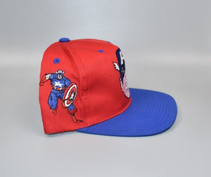Captain America Marvel Comics American Needle Vintage 90s Snapback Cap Hat