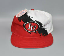 Load image into Gallery viewer, Indiana Hoosiers Vintage 90&#39;s Logo 7 Splash Twill Snapback Cap Hat - NWT

