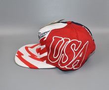 Load image into Gallery viewer, Vintage 1996 Olympics Games Team USA Flag Logo 7 Snapback Cap Hat - NWT
