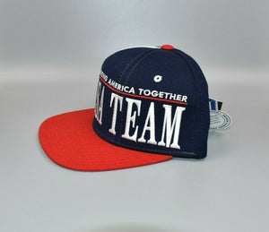 Vintage 1996 Starter USA Team Olympics Wool Snapback Cap Hat - NWT