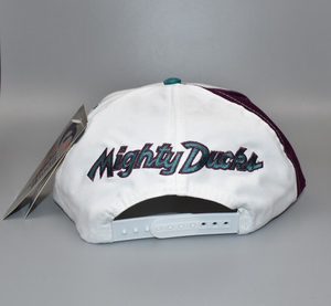 Anaheim Mighty Ducks Sports Specialties Back Script Vintage Snapback Cap Hat